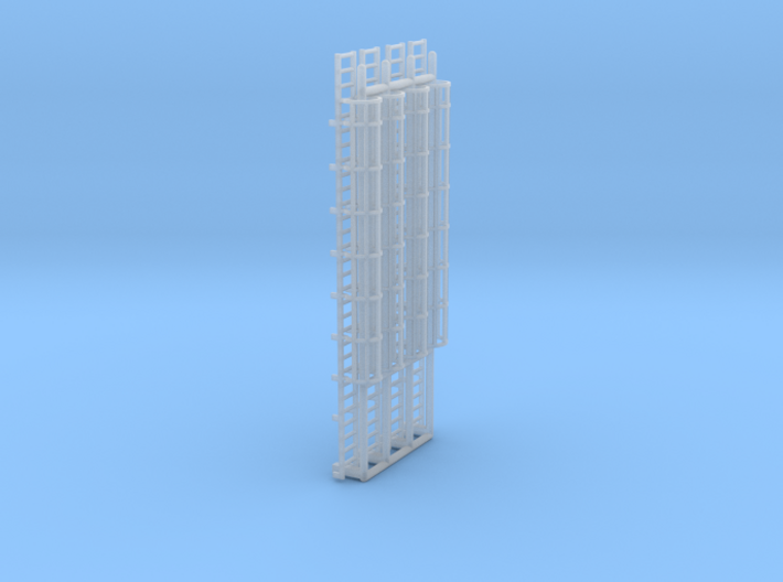 N Scale Cage Ladder 60mm (Platform) 3d printed