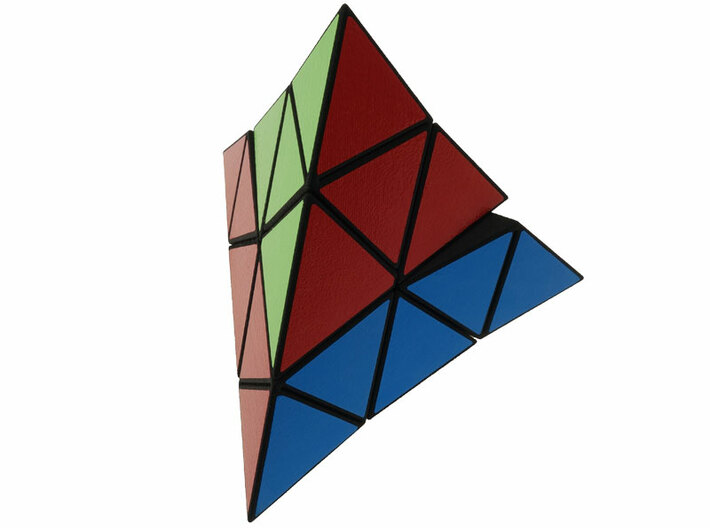 Almost-a-Pyraminx 3d printed 