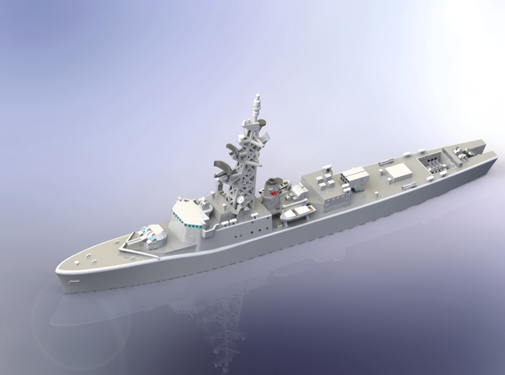 HMCS DDE 257 Restigouche IRE-Refit 1/700 3d printed 