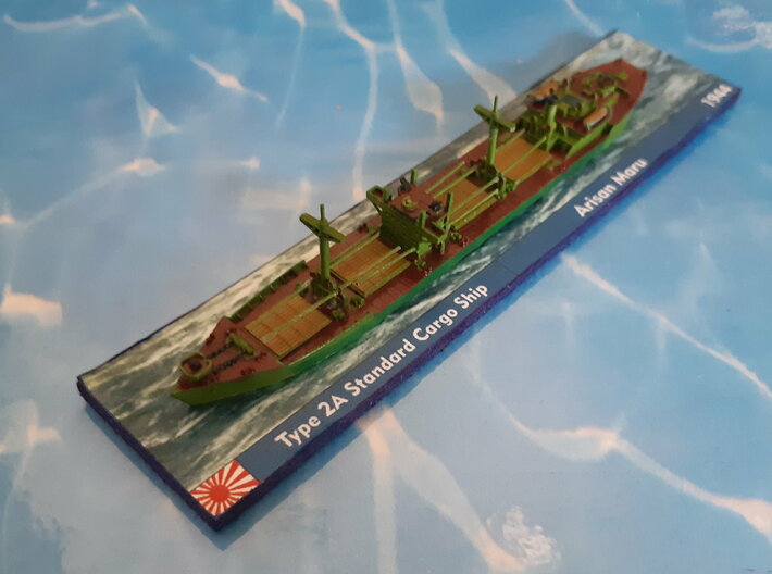 IJN Type 2A Standard Cargo Ship 1/1250 3d printed 