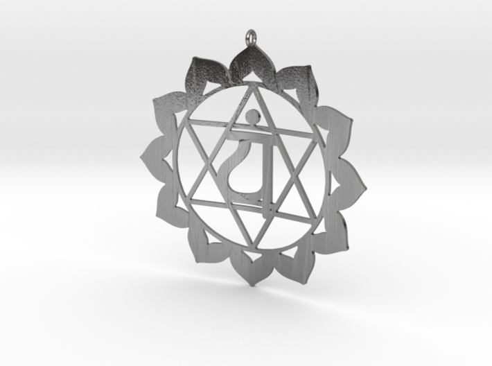 Heart Chakra Necklace 3d printed
