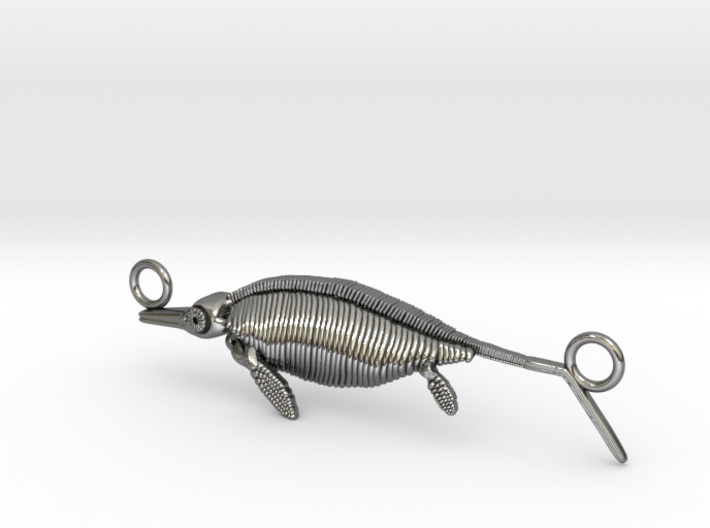 Ichthyosaur Necklace - Paleontology Jewelry 3d printed
