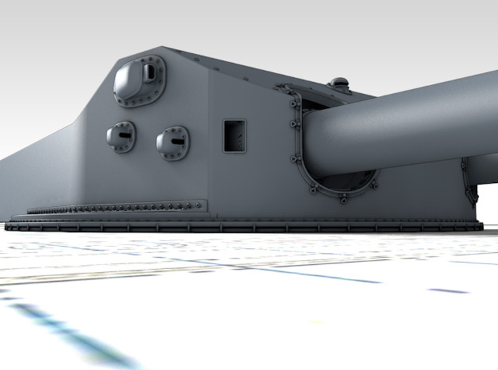 1/700 Bayern Class 38cm/45 (14.96") SK L/45 Guns 3d printed 3d render showing product detail