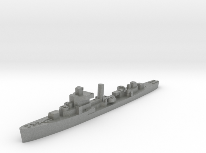USS Jouett destroyer late war 1:1800 WW2 3d printed