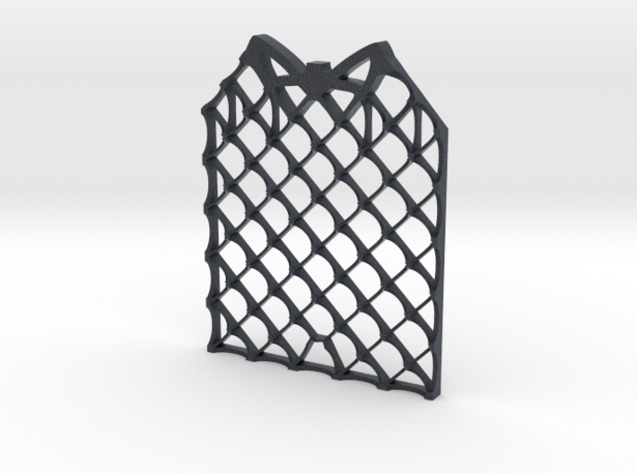Grid Fin Coaster 3d printed