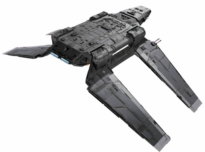 Imperial Zeta shuttle / in flight 3d printed