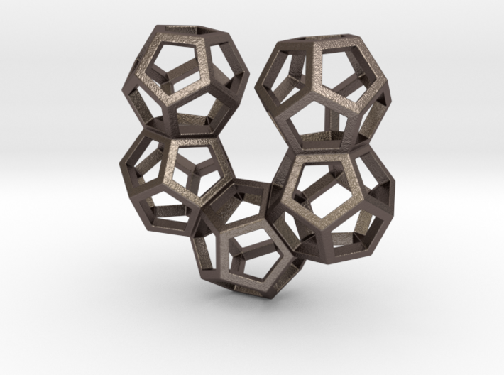 Dodecahedron Pendant Type B 3d printed