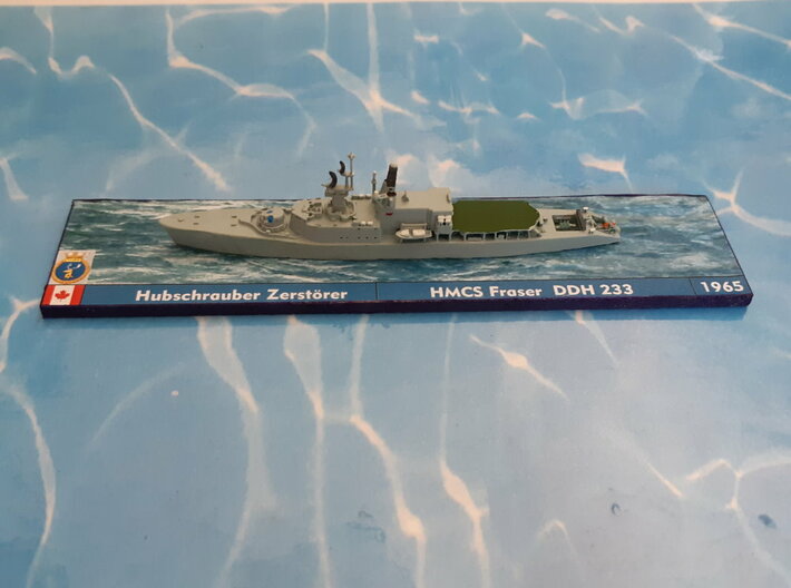 HMCS DDH 233 Fraser 1966 1/1250 3d printed w/o Base