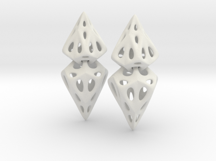 Cell Ring Pair 3d printed 