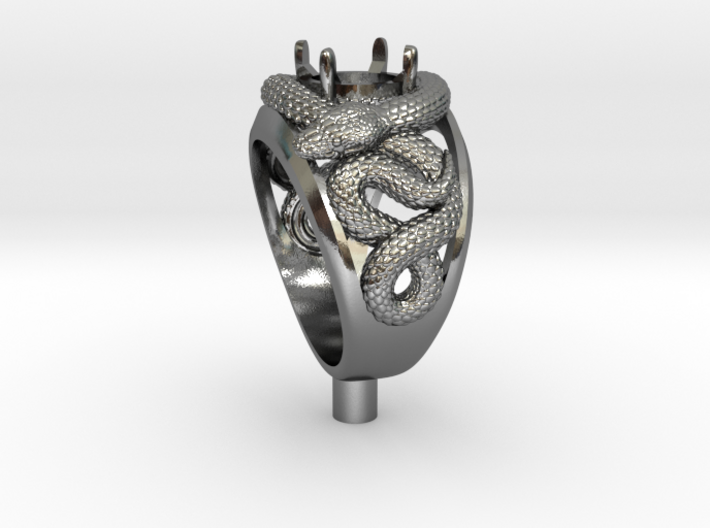 snakering-gemstone-LR 3d printed