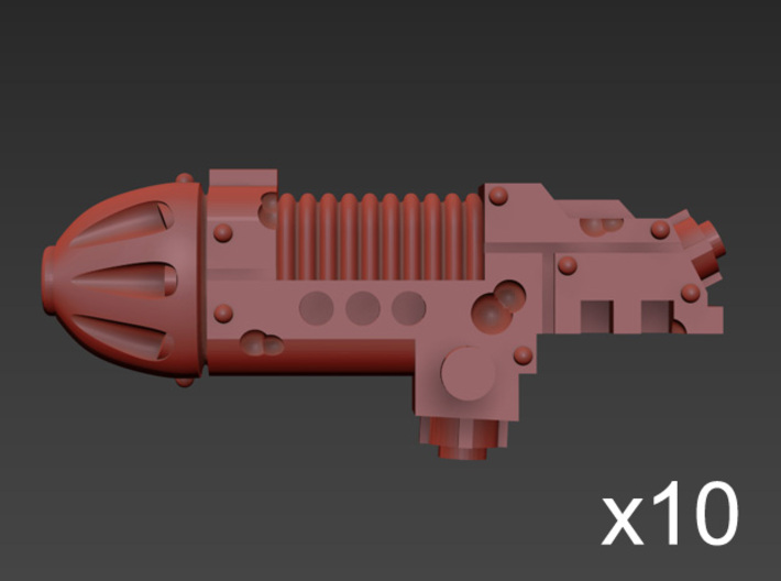 10 x Blight Terminator Plasma Combination Guns 3d printed 