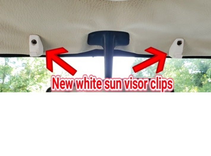 Sun Visor Clip for VW, Porsche Audi MK1 3d printed 