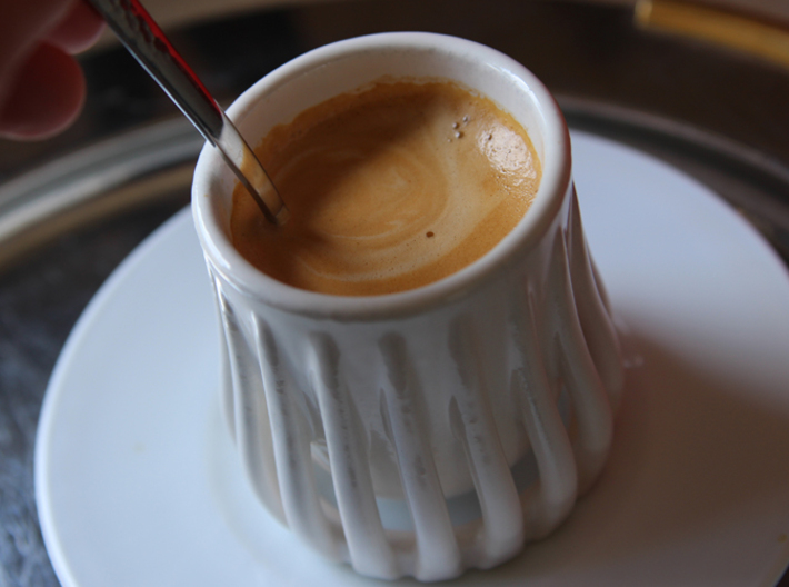 Espresso cup &quot;Bamboo Groves&quot; 3d printed