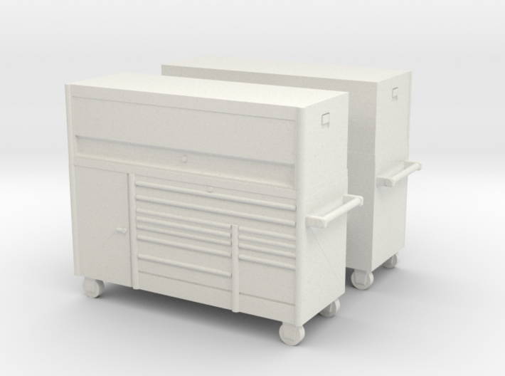 1/50th 7' Mechanics Tall tool chest cabinet (2) 3d printed 
