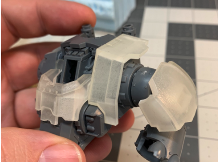 Griffon Corp: Redem Spiked Carapace 3d printed 