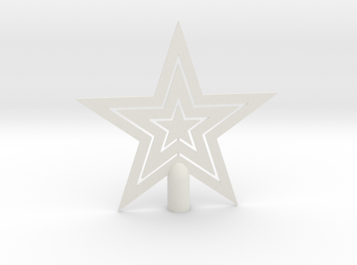 Star tree topper Christmas - Large Strong 24cm 9½&quot; 3d printed