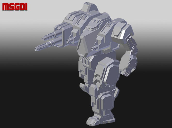 Heavy Mech Punisher 3d printed