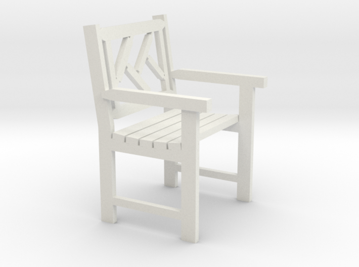 1/12 Scale Tahawus Garden Chair 3d printed