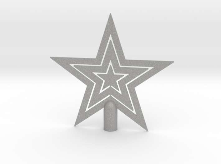 Star tree topper Christmas -Medium 16cm 6¼&quot; Strong 3d printed