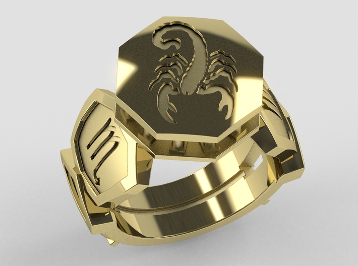 Scorpio Ring 3d printed