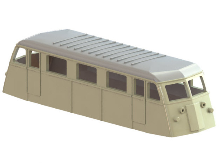 Swedish railcar Yd H0-scale 3d printed CAD-model