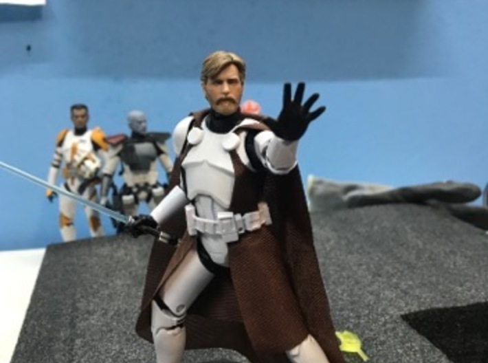 Accessory Hand for 6&quot; Obi-Wan 3d printed