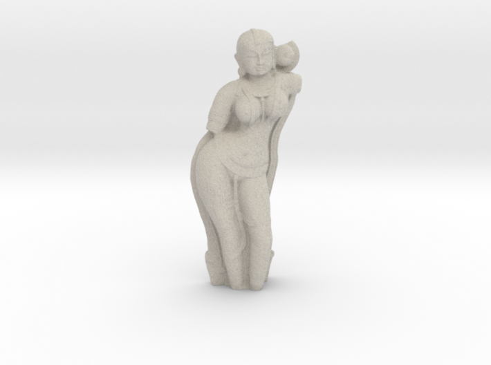 Yakshini Sculpture 3d printed