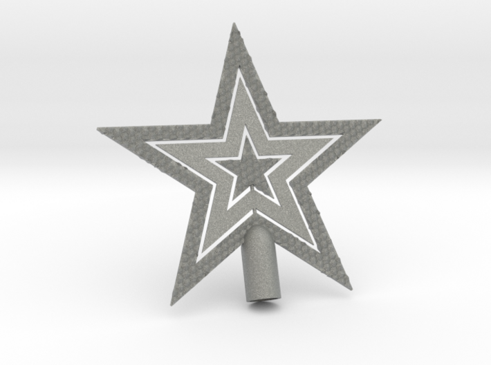 Star Glisten Tree Topper - 10cm 4&quot; 3d printed