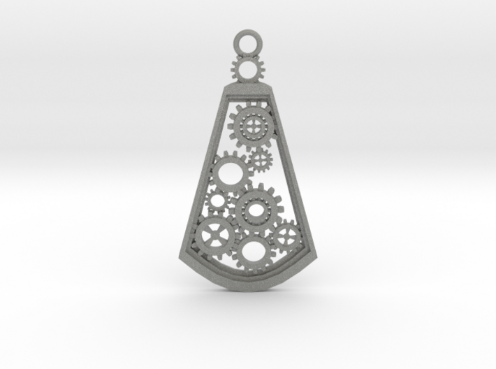 Steampunk pendant 3d printed