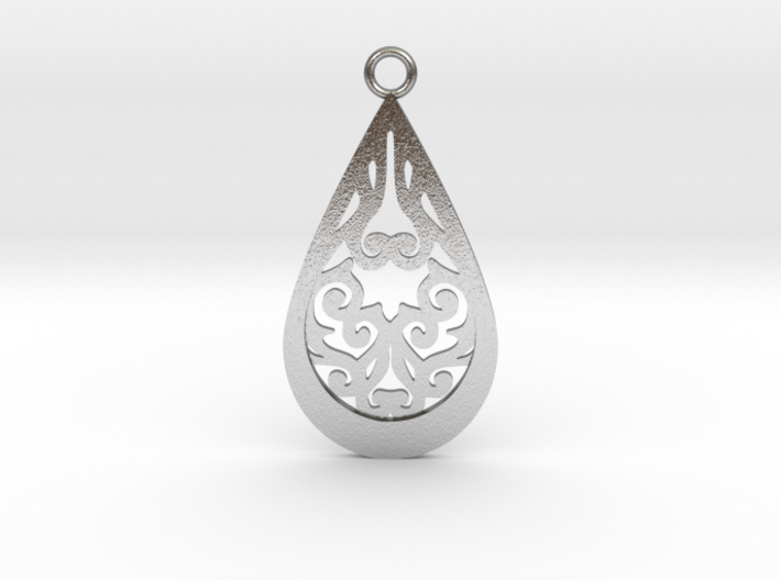 Persephone pendant metal 3d printed