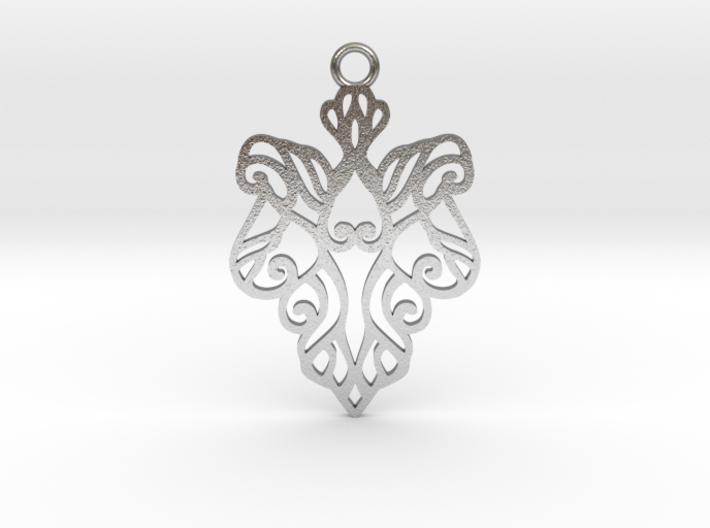 Alarice pendant metal 3d printed