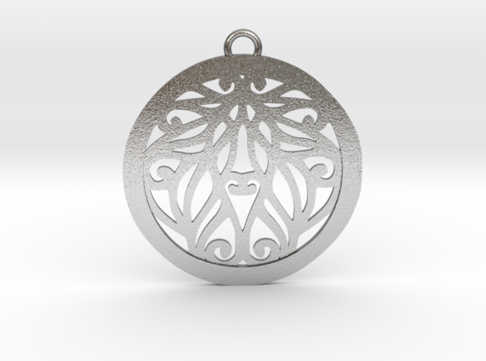 Aria pendant metal 3d printed