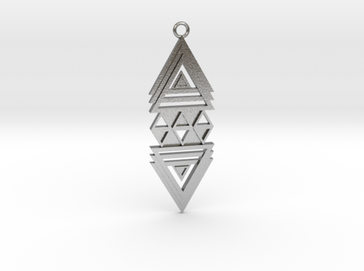 Geometrical pendant no.19 3d printed