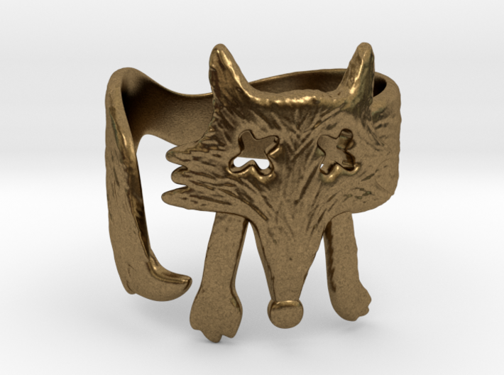 Foxy Ring 3d printed