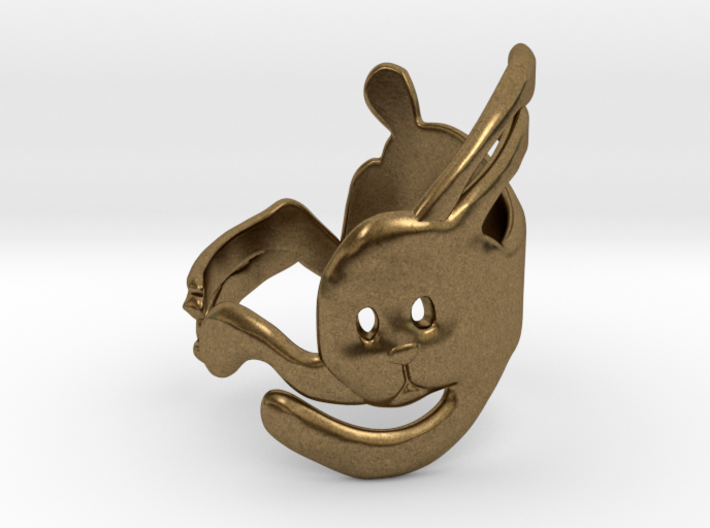 Run Rabbit Ring 3d printed