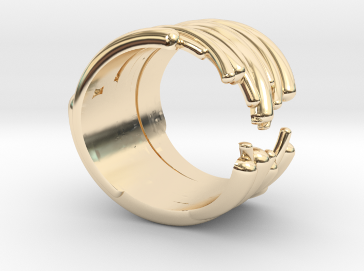 Warped Ring 3d printed