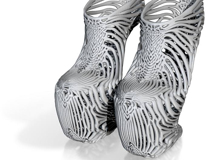 Mycelium Wedge Shoes Women's US Size 11.5 3d printed