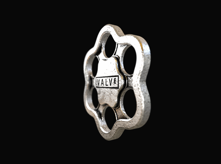 Valve Keychain 3d printed 