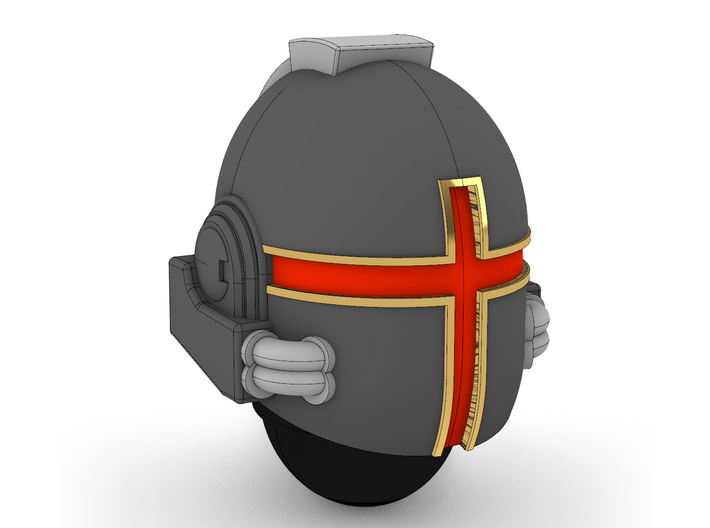 Space Templar Veteran Type 02 Helmet 3d printed 