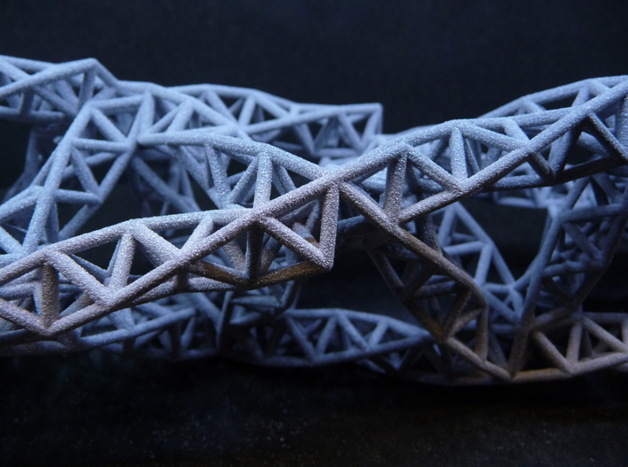 Tetrahedral Fractal Truss 3d printed 