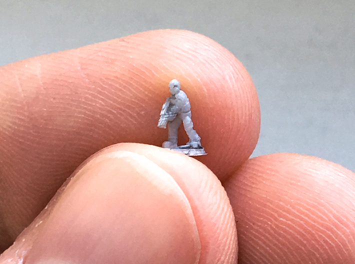 Sci Fi Troopers #01 — 6mm & 10mm 3d printed 