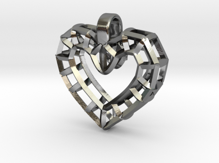 Heart Wire Pendant big 3d printed heart wire pendant2