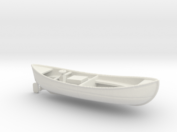 1/128 Scale 26 ft Motor Whaleboat Mk 5 Plastic USN 3d printed