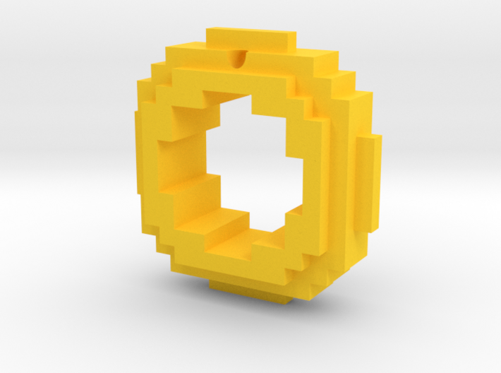 Classic Edition Gold Ring Keychain/Pendant Charm 3d printed