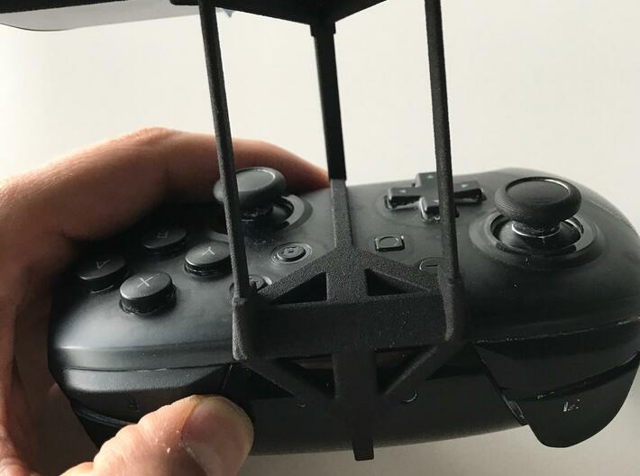 Nintendo Switch Pro controller & Realme XT - Over  3d printed Nintendo Switch Pro controller - Over the top - Back View