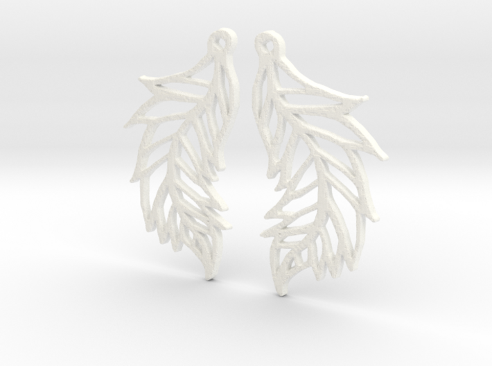 :Featherflight: Earrings 3d printed