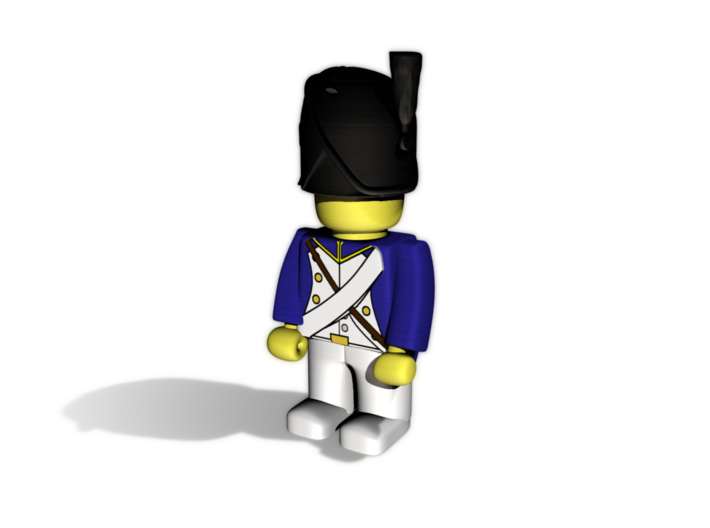 20 x French Bearskin 3d printed Example Render French Dragoon