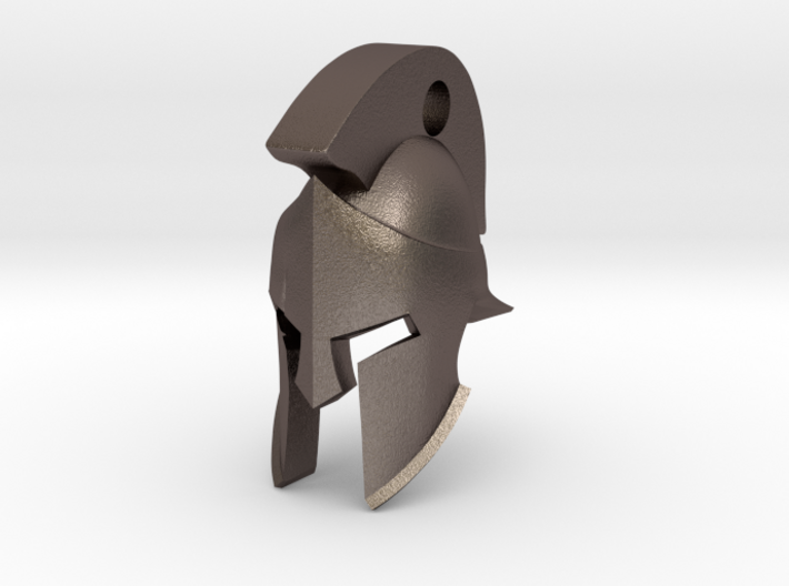 Keyring Spartan Helmet 3d printed
