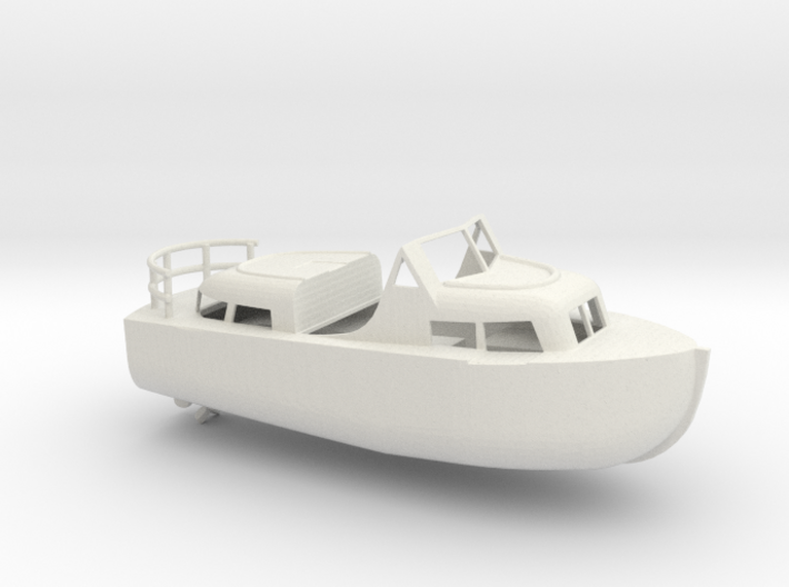 1/87 Scale 28 ft Personnel Boat Mk 6 3d printed
