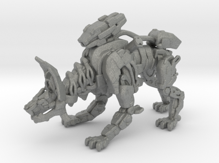 Mech Wolf 1/60 miniature for games and rpg scifi 3d printed